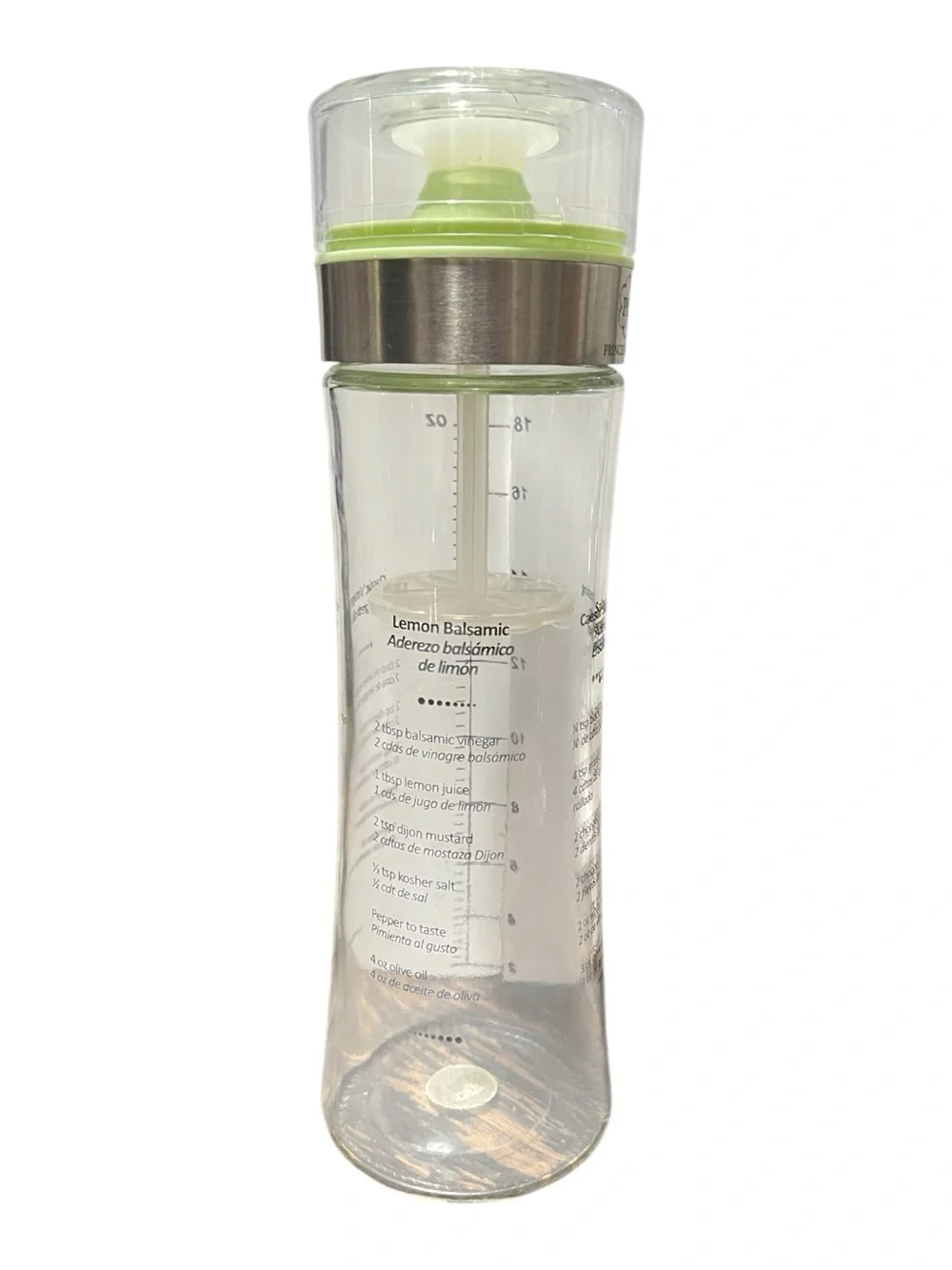New Princess House Glass Salad Dressing Shaker Bottle 🥬